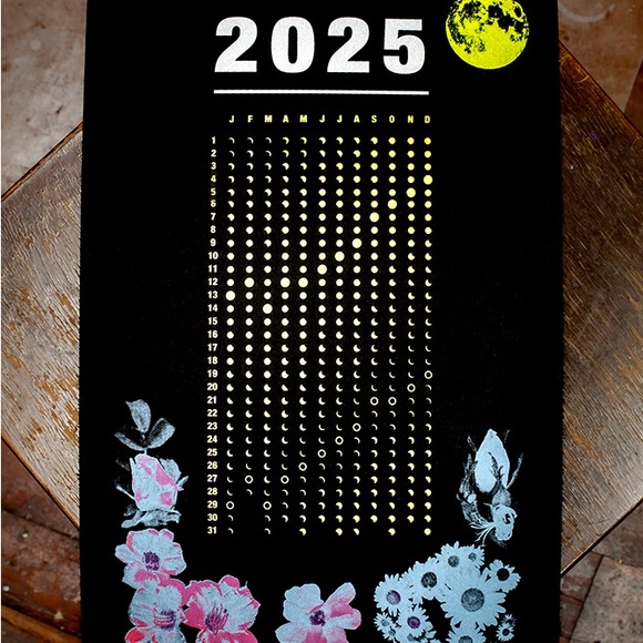 2025 Lunar Phase Calendar - Picture 1 of 6